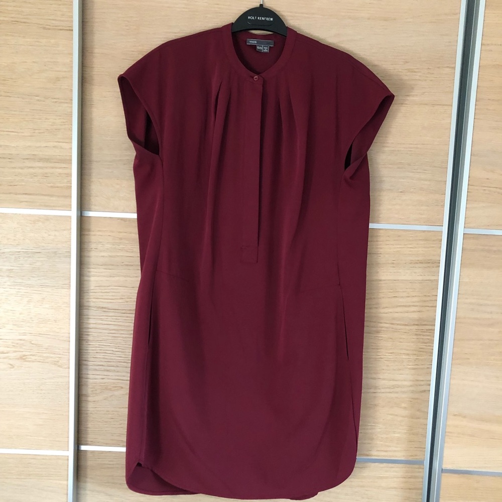 Vince burgundy dress